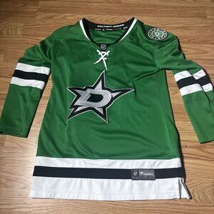 Women's Fanatics Green Dallas Stars Home Breakaway Jersey Size Small